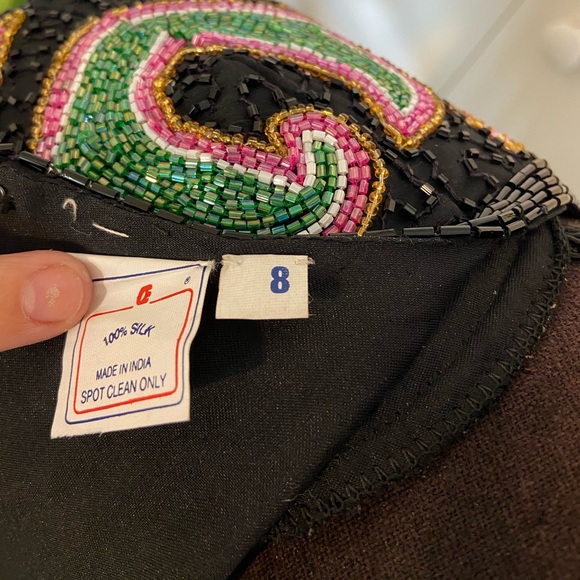 Stunning Vintage Beaded Gown | Vintage Dress - Picture 7 of 16